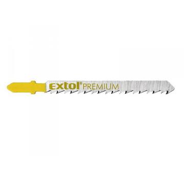 EXTOL PREMIUM 8805009 plátky do přímočaré pily 5ks, 75x4,0mm, HCS