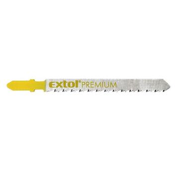 EXTOL PREMIUM 8805012 plátky do přímočaré pily 5ks, 126x4,0mm, HCS