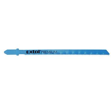 EXTOL PREMIUM 8805205 plátky do přímočaré pily 5ks, 106x1,8mm, Bi-metal