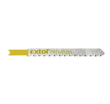 EXTOL PREMIUM 8805501 plátky do přímočaré pily 5ks, 75x2,5mm, HCS