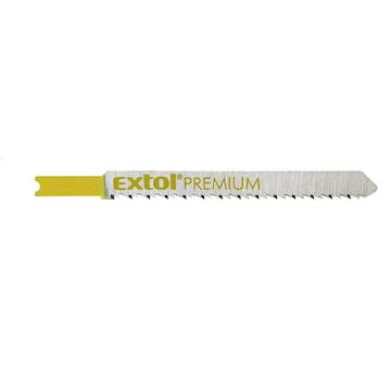 EXTOL PREMIUM 8805505 plátky do přímočaré pily 5ks, 75x2,5mm, HCS