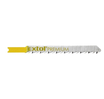 EXTOL PREMIUM 8805507 plátky do přímočaré pily 5ks, 75x4,0mm, HCS