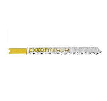 EXTOL PREMIUM 8805512 plátky do přímočaré pily 5ks, 126x4,0mm, HCS