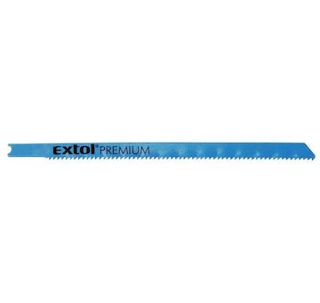 EXTOL PREMIUM 8805705 plátky do přímočaré pily 5ks, 106x1,8mm, Bi-metal