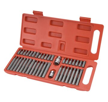 EXTOL PREMIUM 8818202 hroty IMBUS-TORX-XZN, sada PROFI 40ks, pro ráčny 3/8