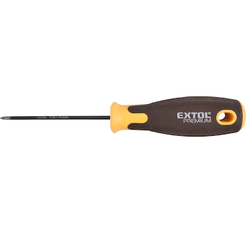 EXTOL PREMIUM 8819275 šroubovák křížový PZ SUPERGRIP, PZ 0x75mm, CrV