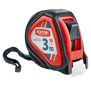 EXTOL PREMIUM 8821023 metr svinovací, 3m, š. pásku 19mm