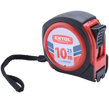 EXTOL PREMIUM 8821039 metr svinovací COMPACT, 10m, š. pásku 25mm