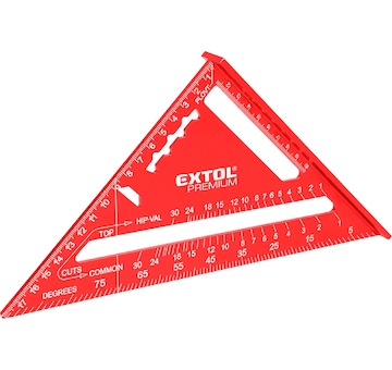 EXTOL PREMIUM 8825100 úhelník tesařský/truhlářský víceúčelový, 180mm, kov