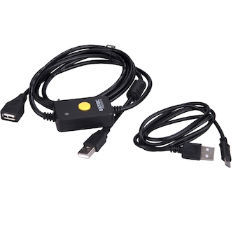 EXTOL PREMIUM 8825221A kabel pro přenos dat k posuvkám 8825221 a 8825224, USB (m) - (vstup i výstup), délka 2,8m