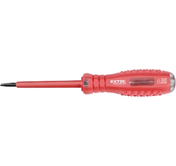 EXTOL PREMIUM 8831203 zkoušečka napětí 110-250V, plochá (-), 160mm