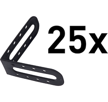 EXTOL PREMIUM 8845010A rohové profily k distančním/nivelačním klipům 8845010, sada 25ks, plast