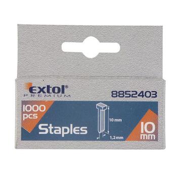 EXTOL PREMIUM 8852404 hřebíky, balení 1000ks, 12mm, 2,0x0,52x1,2mm