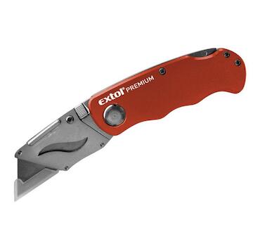 EXTOL PREMIUM 8855000 nůž zavírací s výměnným břitem, 19mm
