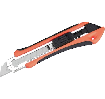 EXTOL PREMIUM 8855023 nůž ulamovací s kovovou výstuhou a zásobníkem, 18mm Auto-lock