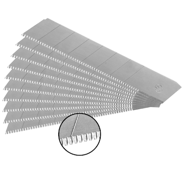 EXTOL PREMIUM 8855095 břity ulamovací se zoubkovým ostřím, 18mm, 10ks, SK5