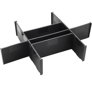 EXTOL PREMIUM 8856075 přepážky do boxů velikostí S/M, sada 6ks