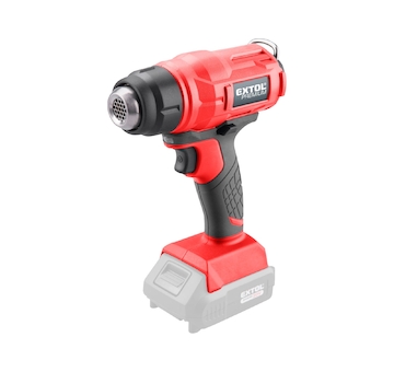 EXTOL PREMIUM 8891867 pistole horkovzdušná aku SHARE20V, 550°C, 20V Li-ion, bez baterie a nabíječky