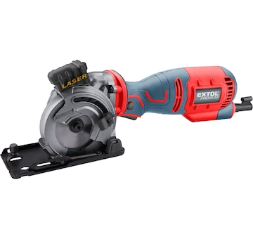 EXTOL PREMIUM 8893023 pila kotoučová/řezačka s laserem, zanořovací, 89mm, 705W