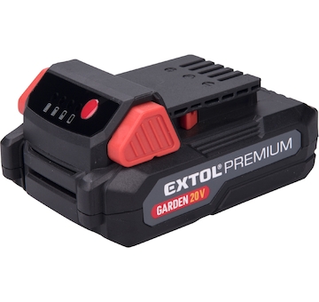 EXTOL PREMIUM 8895780 baterie akumulátorová GARDEN20V, 20V Li-ion, 2000mAh