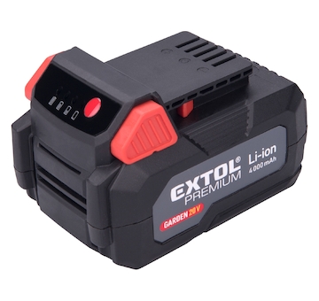 EXTOL PREMIUM 8895782 baterie akumulátorová GARDEN20V, 20V Li-ion, 4000mAh