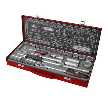 FORTUM 4700002 hlavice nástrčné, sada 50ks, 1/4