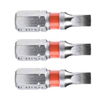 FORTUM 4741104 hrot plochý sada 3ks, 4x25mm, S2