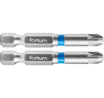 FORTUM 4741313 hrot křížový pozidriv, sada 2ks, PZ 3x50mm, S2