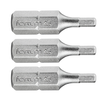 FORTUM 4741503 hrot imbus sada 3ks, H 2,5x25mm, S2