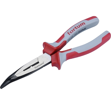 FORTUM 4770323 kleště půlkulaté zahnuté, 200mm, 61CrV5