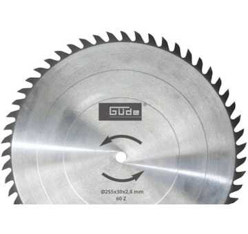 Güde 55263 kotouč pilový hm 255x30x60z
