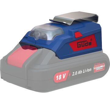 Güde 58425 adaptér pro nabíjení elektronických přístrojů + svítilna ual 18-0