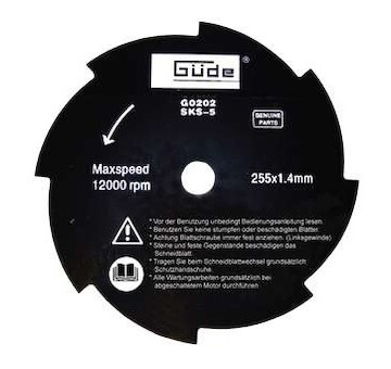 Güde 94034 travní kotouč 255/8
