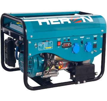 HERON 8896317 elektrocentrála benzínová a plynová (LPG/NG) 6,3HP/2,4kW, elektrický start