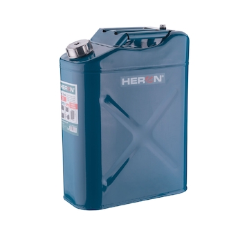 HERON 8898143 kanystr ocelový na benzín, 20L