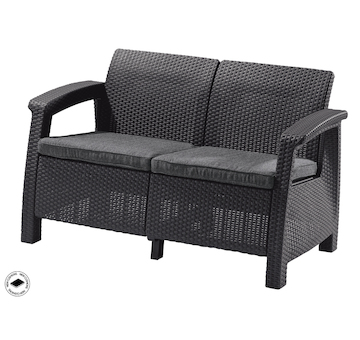 Keter CORFU LOVE SEAT - grafit 206211