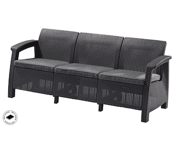 Keter CORFU LOVE SEAT MAX - grafit 17/425