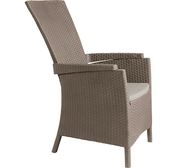 Keter VERMONT křeslo - cappuccino + písková poduška 223008