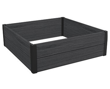 Keter vyvýšený záhon MAPLE SQUARE - šedý 249298