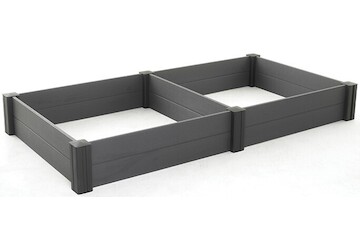 Keter vyvýšený záhon VISTA MODULAR DUO - šedá 252530