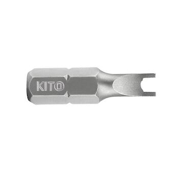 KITO 4810512 hrot plochý vrtaný, SD 6x25mm, S2