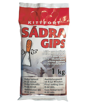Kittfort 107097 Sádra bílá, modelářská 1kg