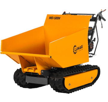Lumag Pásové kolečko 6,8kW s hydraulickým sklápěním, zatížení 500kg MD 500H