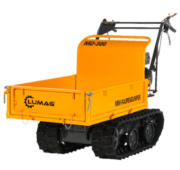 Lumag pásové kolečko s benzínovým motorem 4,1kW, zatížení 300 kg MD 300