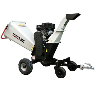 Lumag PROFI benzínový zahradní drtič 11kW s E-startem, 2x náprava RAMBO HC15PRO
