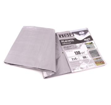 MasiPro 102302 Plachta 130g ŠEDÁ 2x8m