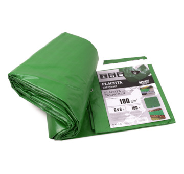 MasiPro 102467 Plachta 180g ZELENO-ŠEDÁ 6x8m
