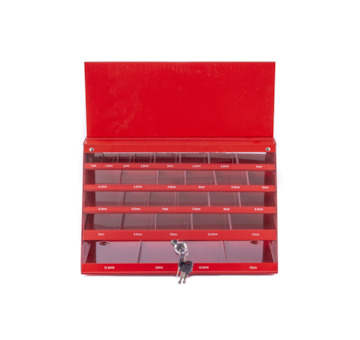 MasiPro 105214 Skříňka na vrtáky HSS 1-13mm