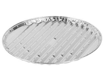 Miska MagicHome 33x1.5 cm, 3 ks, kulatá, perforovaná, ALU 2212287