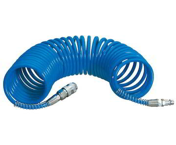 Proteco hadice spirálová PU 5/8mm 5 m s rychlospojkami STOP 10.2501-5805
